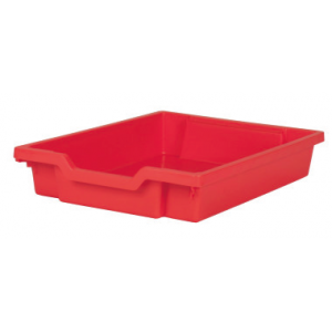 Gratnell Tray Shallow Red